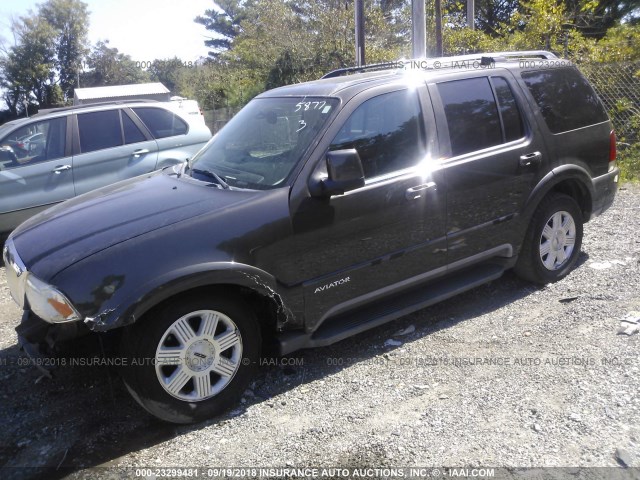 5LMEU68H55ZJ05877 - 2005 LINCOLN AVIATOR 灰色 照片 2