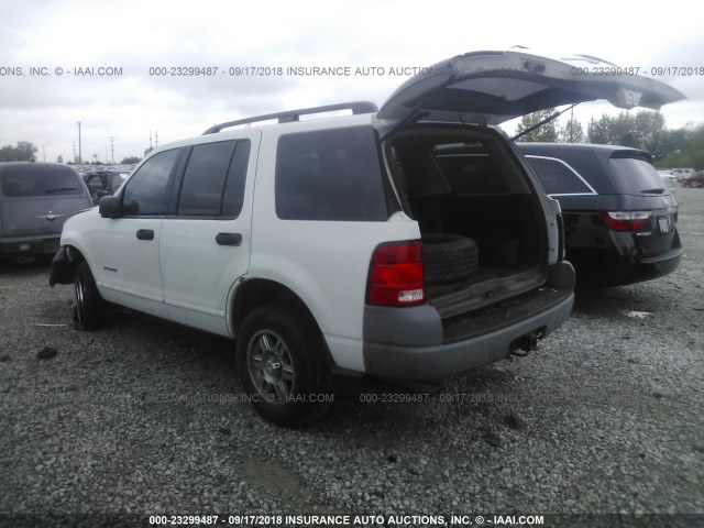 1FMZU62E72ZC03663 - 2002 FORD EXPLORER XLS WHITE photo 3