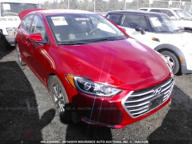 5NPD84LF4JH327085 - 2018 HYUNDAI ELANTRA SEL/VALUE/LIMITED RED photo 1