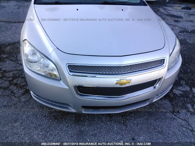 1G1ZC5EB8AF179272 - 2010 CHEVROLET MALIBU 1LT ნაცრისფერი ფოტო 6