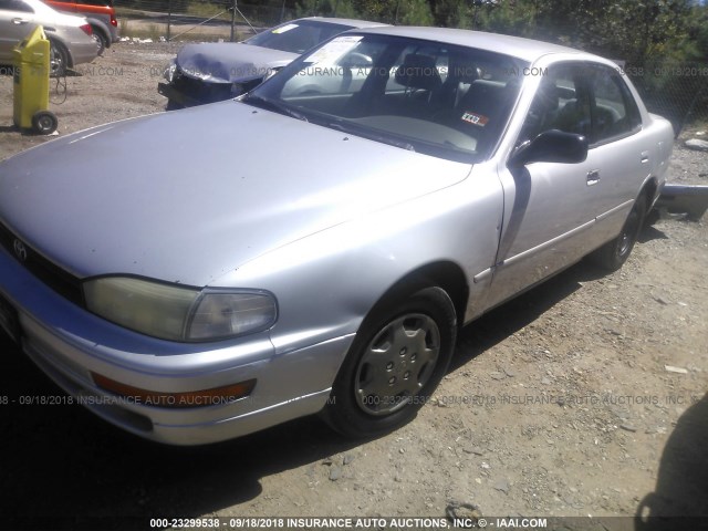 4T1SK12E7NU018427 - 1992 TOYOTA CAMRY LE Light Blue photo 2