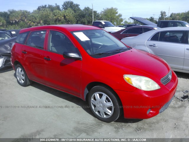 2T1KR32E75C392013 - 2005 TOYOTA COROLLA MATRIX XR RED photo 1