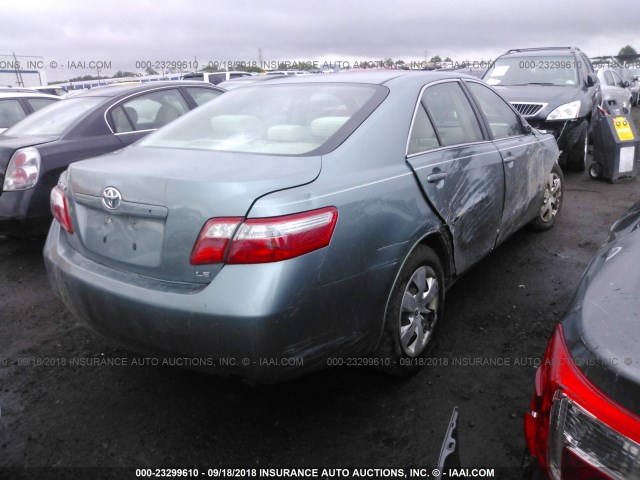 4T4BE46K19R083634 - 2009 TOYOTA CAMRY SE/LE/XLE 绿色 照片 4