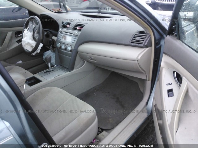 4T4BE46K19R083634 - 2009 TOYOTA CAMRY SE/LE/XLE 绿色 照片 5