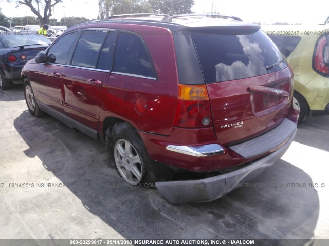 2C4GM684X5R665739 - 2005 CHRYSLER PACIFICA TOURING RED photo 3