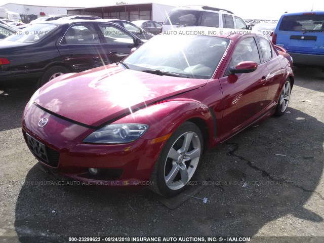 JM1FE173270208117 - 2007 MAZDA RX8 RED photo 2