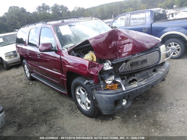 1GKFK66U54J253207 - 2004 GMC YUKON XL DENALI BURGUNDY photo 1