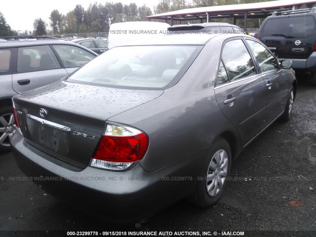4T1BE32K96U694744 - 2006 TOYOTA CAMRY LE/XLE/SE BROWN photo 4