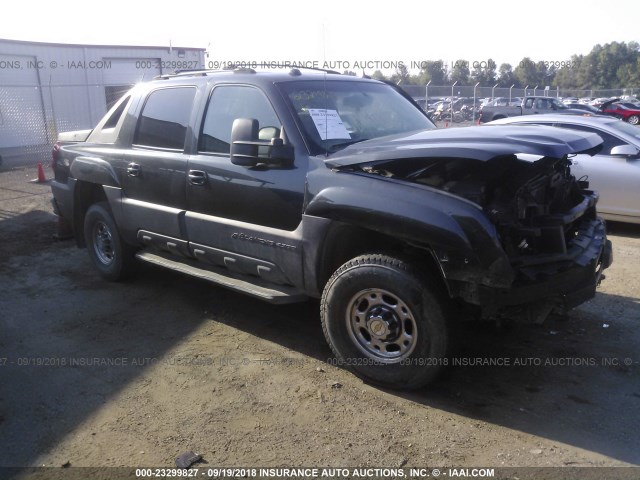 3GNGK22G64G169141 - 2004 CHEVROLET AVALANCHE K2500 BLACK photo 1