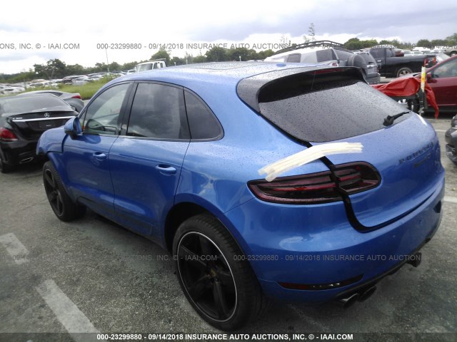 WP1AG2A55HLB51804 - 2017 PORSCHE MACAN GTS BLUE photo 3