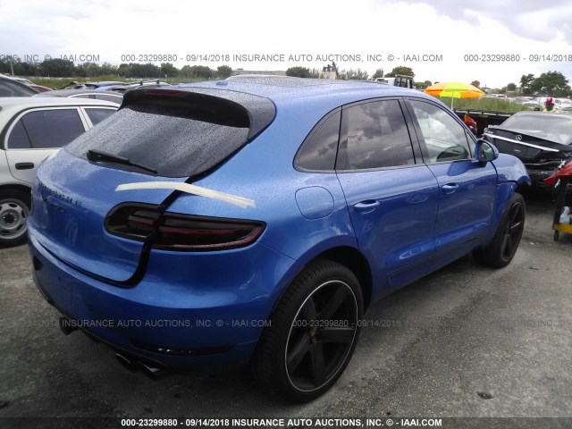 WP1AG2A55HLB51804 - 2017 PORSCHE MACAN GTS BLUE photo 4