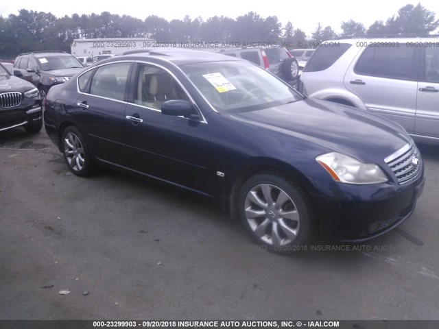 JNKAY01F06M259555 - 2006 INFINITI M35 SPORT BLUE photo 1