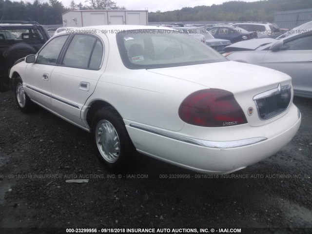 1LNHM97V21Y627083 - 2001 LINCOLN CONTINENTAL  WHITE photo 3