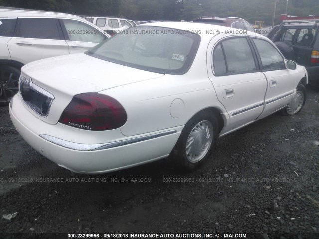 1LNHM97V21Y627083 - 2001 LINCOLN CONTINENTAL  WHITE photo 4