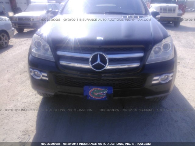 4JGBF71E58A437049 - 2008 MERCEDES-BENZ GL 450 4MATIC BLACK photo 6