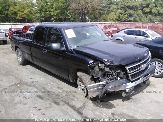 1GCEC19Z77E106964 - 2007 CHEVROLET SILVERADO C1500 CLASSIC BLACK photo 1