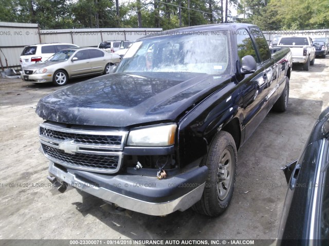 1GCEC19Z77E106964 - 2007 CHEVROLET SILVERADO C1500 CLASSIC BLACK photo 2