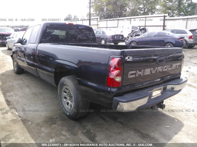 1GCEC19Z77E106964 - 2007 CHEVROLET SILVERADO C1500 CLASSIC BLACK photo 3