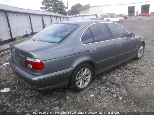 WBADT43493G025468 - 2003 BMW 525 I AUTOMATIC Pewter photo 4