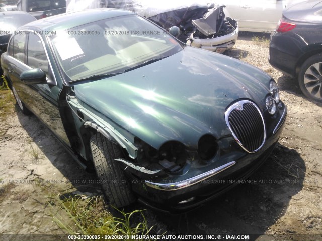 SAJEA01T23FM75907 - 2003 JAGUAR S-TYPE GREEN photo 1