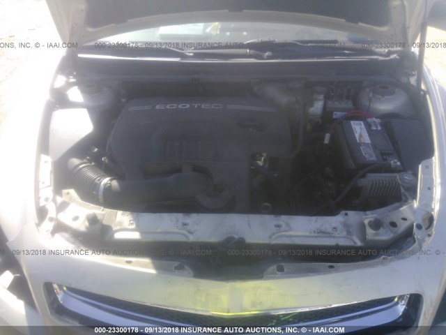 1G1ZB5EB6AF208061 - 2010 CHEVROLET MALIBU LS Qəhvəyi foto 10