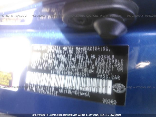 4T1BE46K89U263641 - 2009 TOYOTA CAMRY SE/LE/XLE 蓝色 照片 9