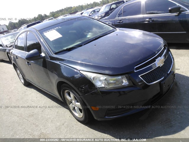 1G1PG5S9XB7185731 - 2011 CHEVROLET CRUZE LT BLACK photo 1