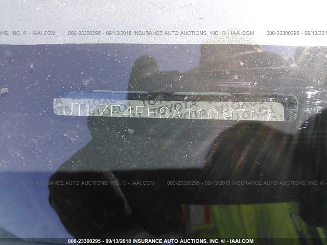 JTLZE4FE6A1109713 - 2010 TOYOTA SCION XB Ақ фото 9