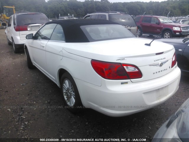 1C3LC55DX9N539436 - 2009 CHRYSLER SEBRING TOURING WHITE photo 3