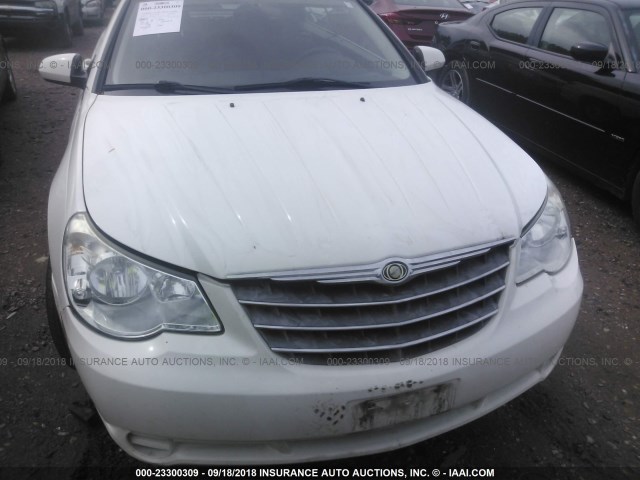 1C3LC55DX9N539436 - 2009 CHRYSLER SEBRING TOURING WHITE photo 6