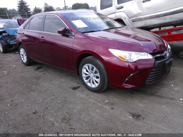 4T1BF1FK8HU633223 - 2017 TOYOTA CAMRY LE/XLE/SE/XSE BURGUNDY photo 1