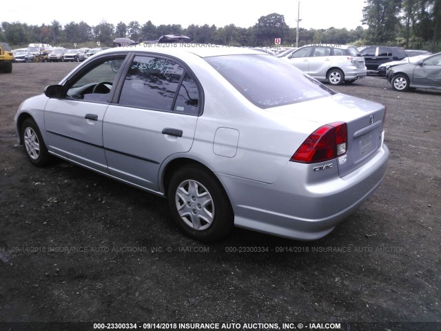 1HGES16374L001823 - 2004 HONDA CIVIC DX VP Gümüş foto 3