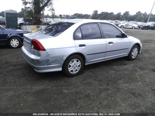 1HGES16374L001823 - 2004 HONDA CIVIC DX VP Gümüş foto 4
