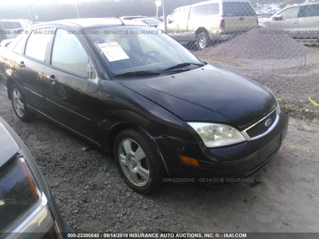 1FAHP34N47W146467 - 2007 FORD FOCUS ZX4/S/SE/SES შავი ფოტო 1