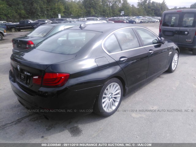 WBAFU7C56BC779112 - 2011 BMW 535 XI BLACK photo 4