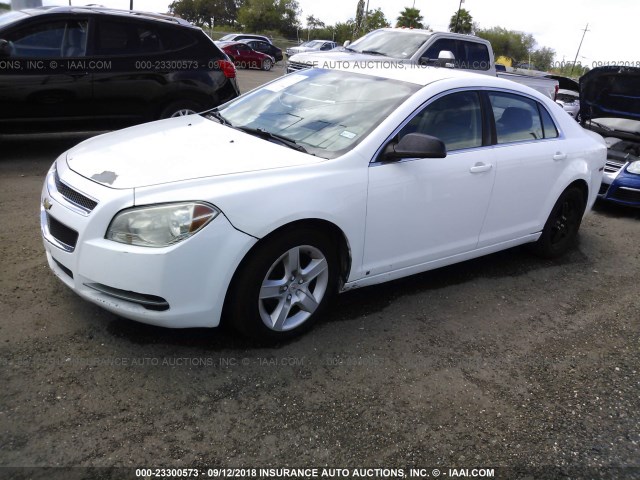 1G1ZG57BX94267085 - 2009 CHEVROLET MALIBU LS 白色 照片 2