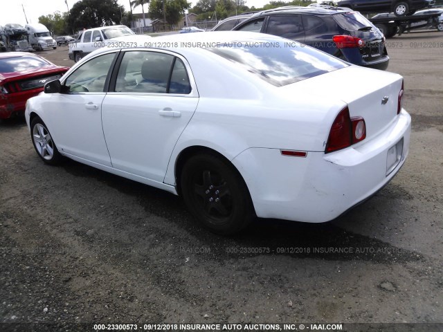 1G1ZG57BX94267085 - 2009 CHEVROLET MALIBU LS 白色 照片 3