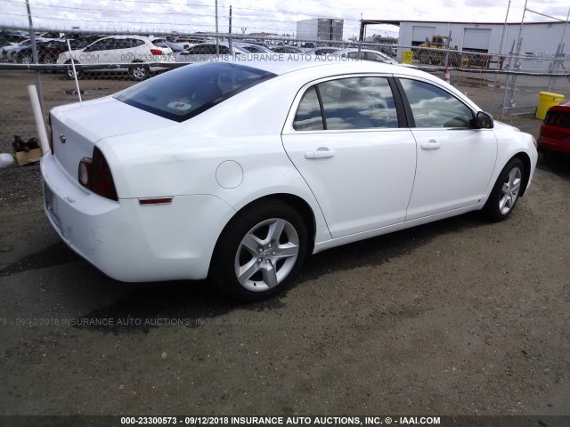 1G1ZG57BX94267085 - 2009 CHEVROLET MALIBU LS 白色 照片 4