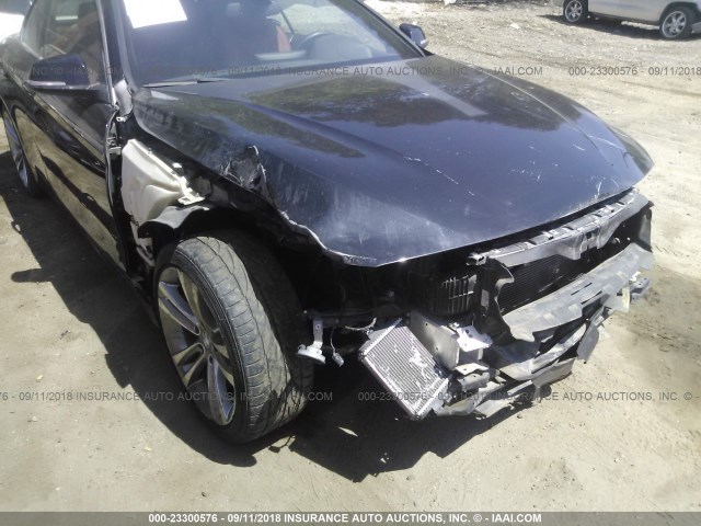 WBA3V5C59EJ968972 - 2014 BMW 428 I BLACK photo 6