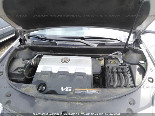 3GYFNEEY4AS546876 - 2010 CADILLAC SRX PERFORMANCE COLLECTION Сұр фото 10