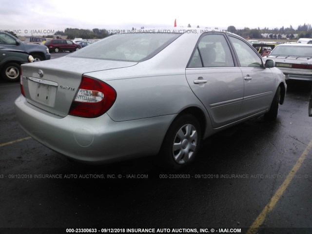 4T1BE32K23U642982 - 2003 TOYOTA CAMRY LE/XLE/SE Gümüş foto 4