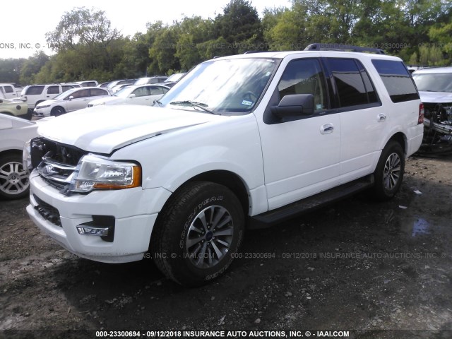 1FMJU1HT3HEA69255 - 2017 FORD EXPEDITION XLT/KING RANCH WHITE photo 2