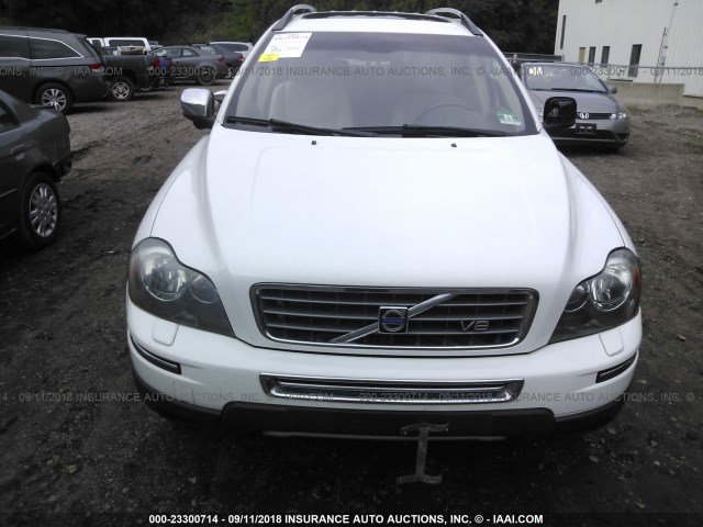 YV4CZ852481481515 - 2008 VOLVO XC90 V8 WHITE photo 6