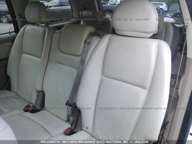 YV4CZ852481481515 - 2008 VOLVO XC90 V8 WHITE photo 8