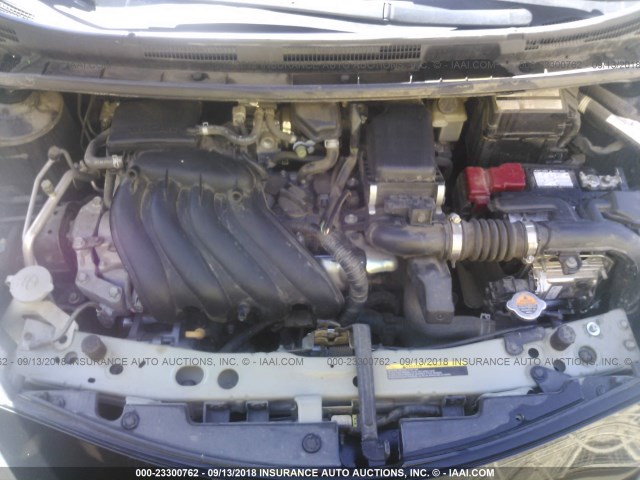 3N1CE2CP2GL402198 - 2016 NISSAN VERSA NOTE S/S PLUS/SV/SL/SR BLACK photo 10