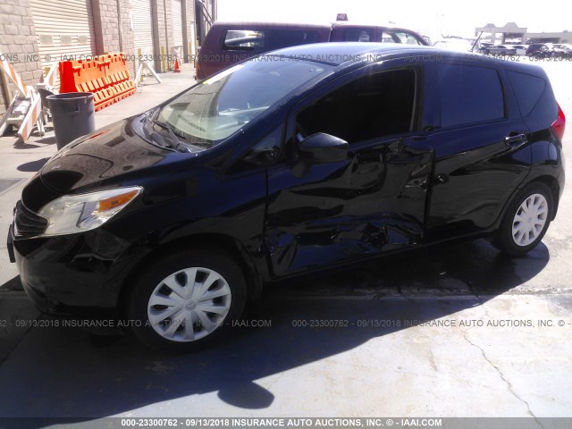 3N1CE2CP2GL402198 - 2016 NISSAN VERSA NOTE S/S PLUS/SV/SL/SR BLACK photo 2
