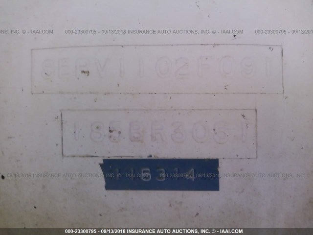 SERV1102F091 - 1991 SEA RAY OPEN BOAT 18.6  WHITE photo 9