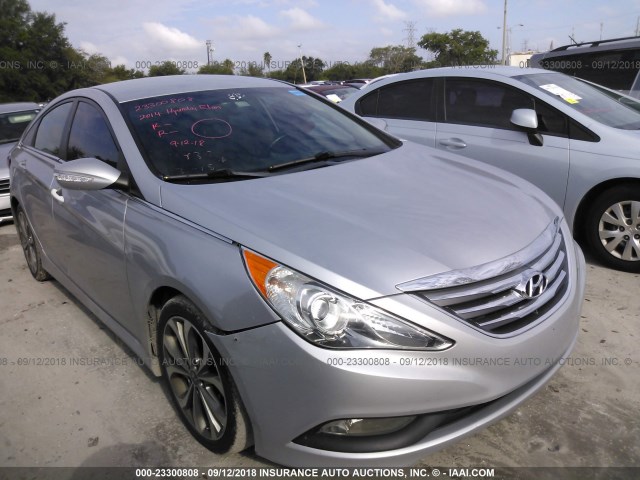 5NPEC4AC0EH843641 - 2014 HYUNDAI SONATA SE/LIMITED SILVER photo 6