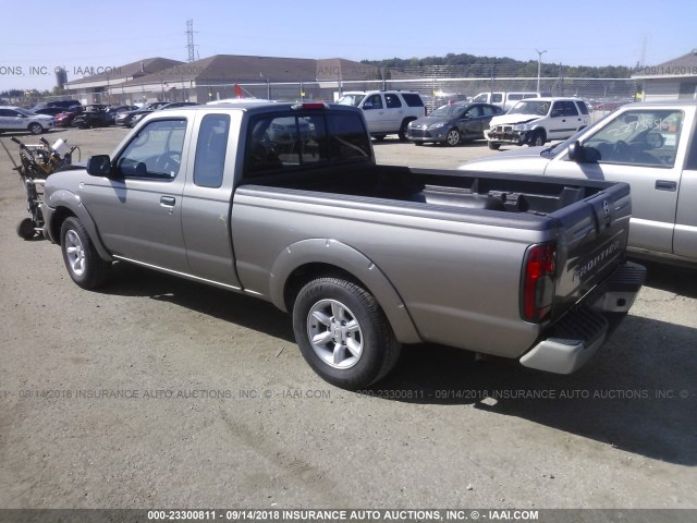 1N6DD26T94C425429 - 2004 NISSAN FRONTIER KING CAB XE BROWN photo 3