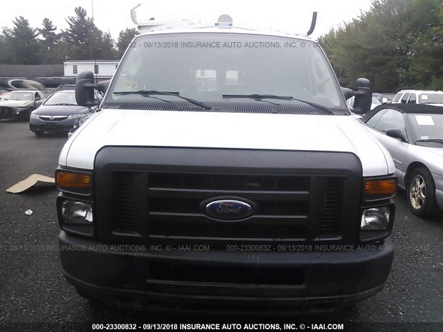 1FTNE2EL6BDB09807 - 2011 FORD ECONOLINE E250 VAN WHITE photo 6